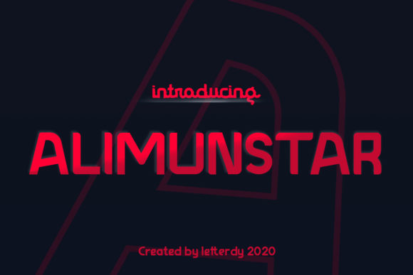 Alimunstar: A Bold Display Font