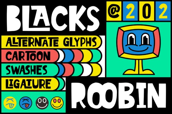 Blacks Roobin: A Display Font That Feels Like a Warm Welcome