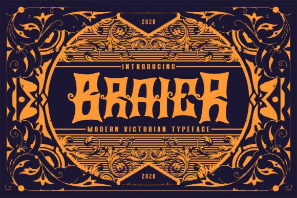 Braier: A Distinctive Display Font for Digital Branding