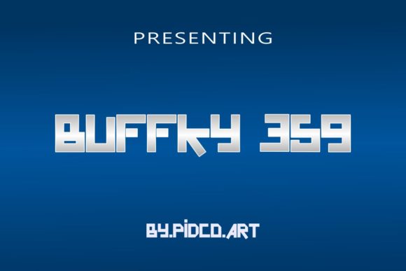 Buffky 359: A Bold Display Font