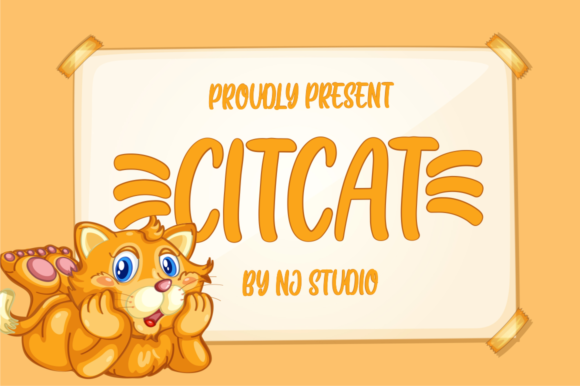 Citcat: A Bold Display Font for Creative Marketing