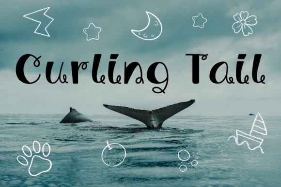 Curling Tail: A Playful Display Font for Handmade Brands
