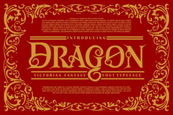 Dragon: A Bold Display Font