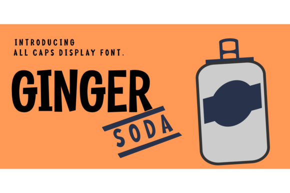 Ginger Soda: A Bold Display Font