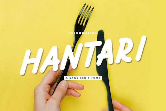 Hantari: A Bold Display Font That Builds Brand Trust