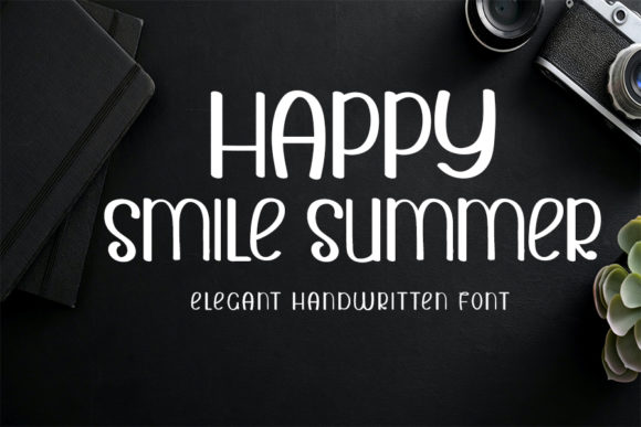 Happy Smile Summer Font for Creative Projects