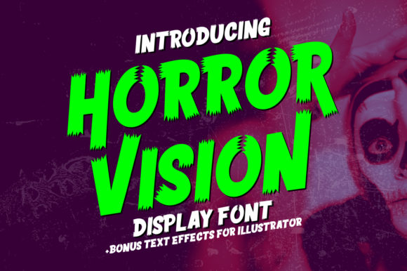 Horror Vision: A Bold Display Font for Standout Branding
