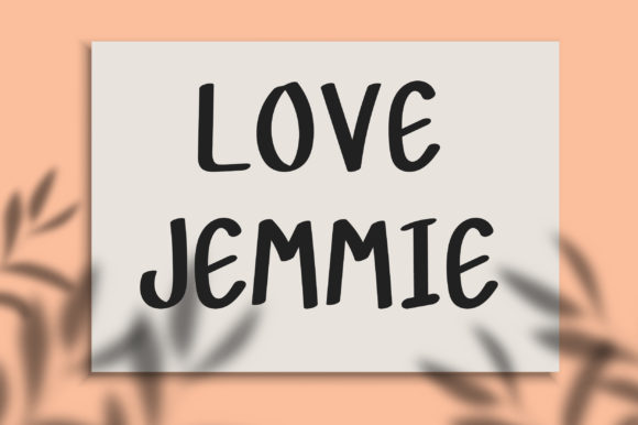 Love Jemmie: A Joyful Display Font