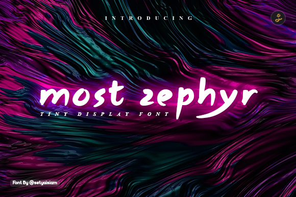 Most Zephyr: A Display Font for Creative Campaigns