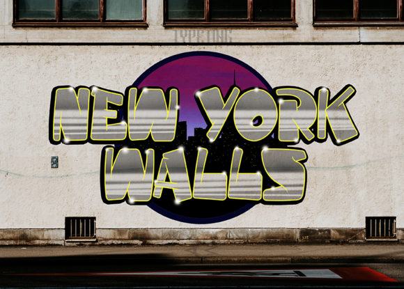 New York Walls Font: Urban Elegance for Designers