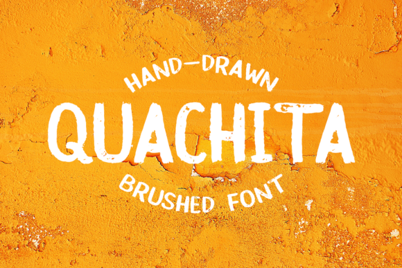 Quachita: A Rust-Textured Display Font That Feels Handmade