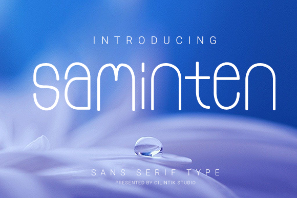 Saminten: A Display Font That Feels Human, Not Hand-Drawn
