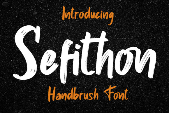 Sefithon: A Hand-Brushed Display Font for Distinctive Web Identity