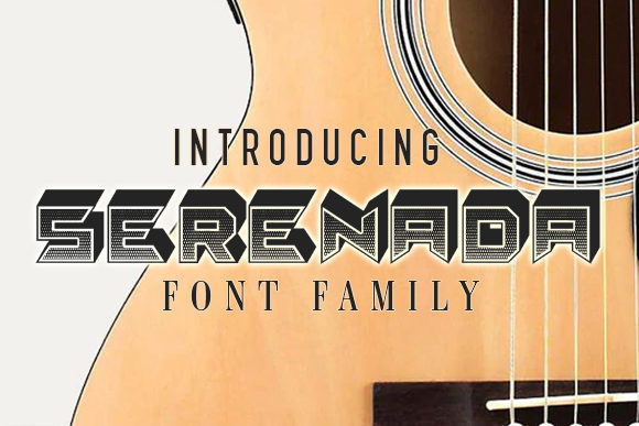 Serenada: A Bold Display Font for Creative Campaigns