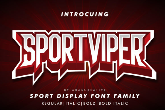 Sport Viper: A Bold Display Font for Designers