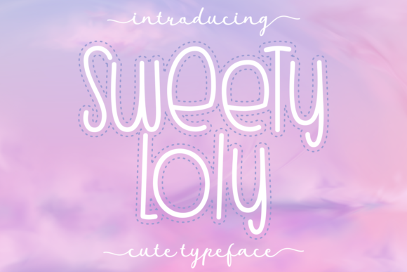 Sweety Loly: A Joyful Display Font