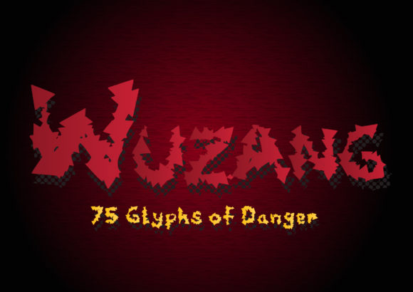 WuZang Display Font for Whimsical Craft Projects