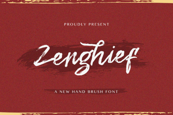 Zenghief: A Brush-Pen Display Font That Feels Human